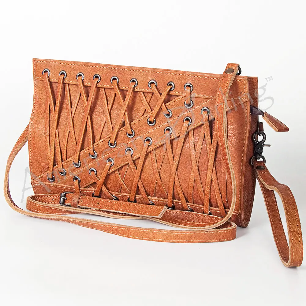 American Darling Gibgx245 Clutch Genuine Leather Women Bag Western Handbag Purse 1