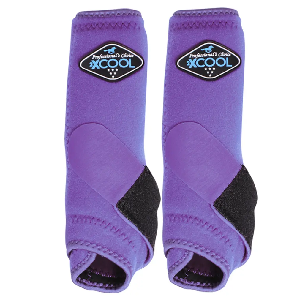 Professionals Choice 2Xcool Horse Sports Front Boots Pair Purple 3