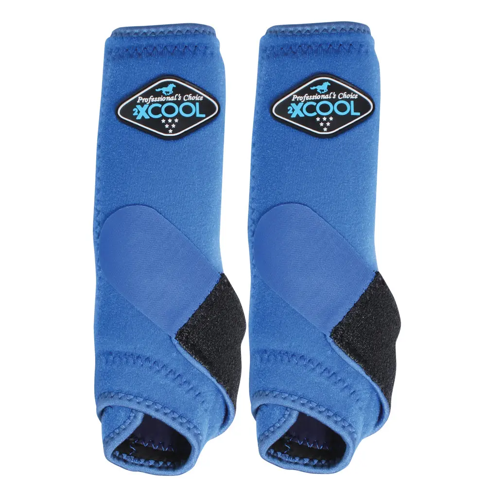 Professionals Choice 2Xcool Horse Sports Front Boots Pair Royal Blue 1