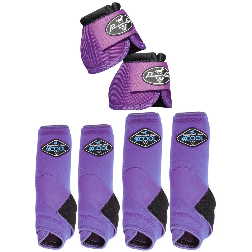 Small Professionals Choice Horse 2Xcool Ballistic Sport Bell Boots 6 Pack 1