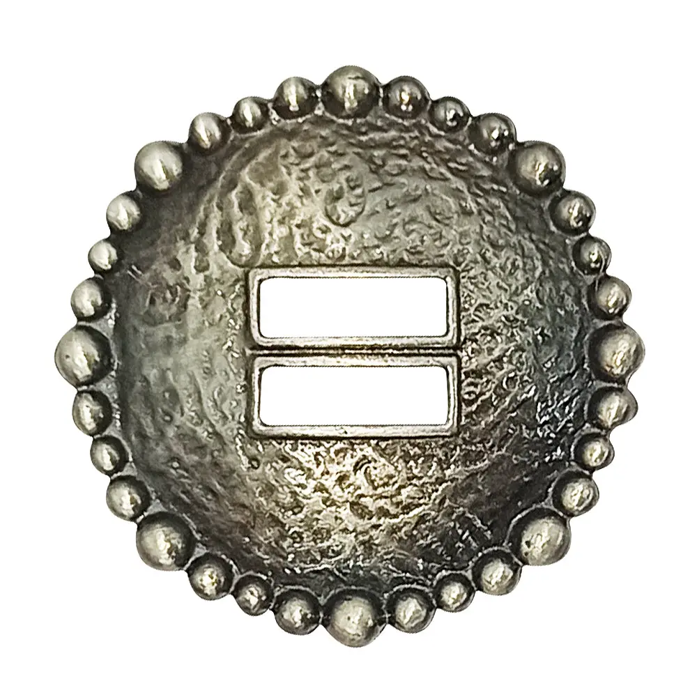 Hilason Pc Western Screw Back Antique Finish Slotted Concho Cowgirl | Bridle Conchos Belt 1