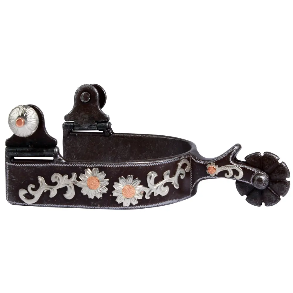 3/4 In Band Mouth Professionals Choice Horse Spur Small Flower 1