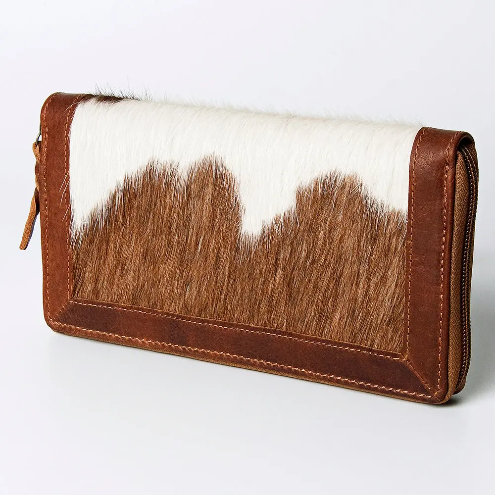 American Darling Wallet Hair-On Genuine Leather Women Bag Western Handbag Purse 1