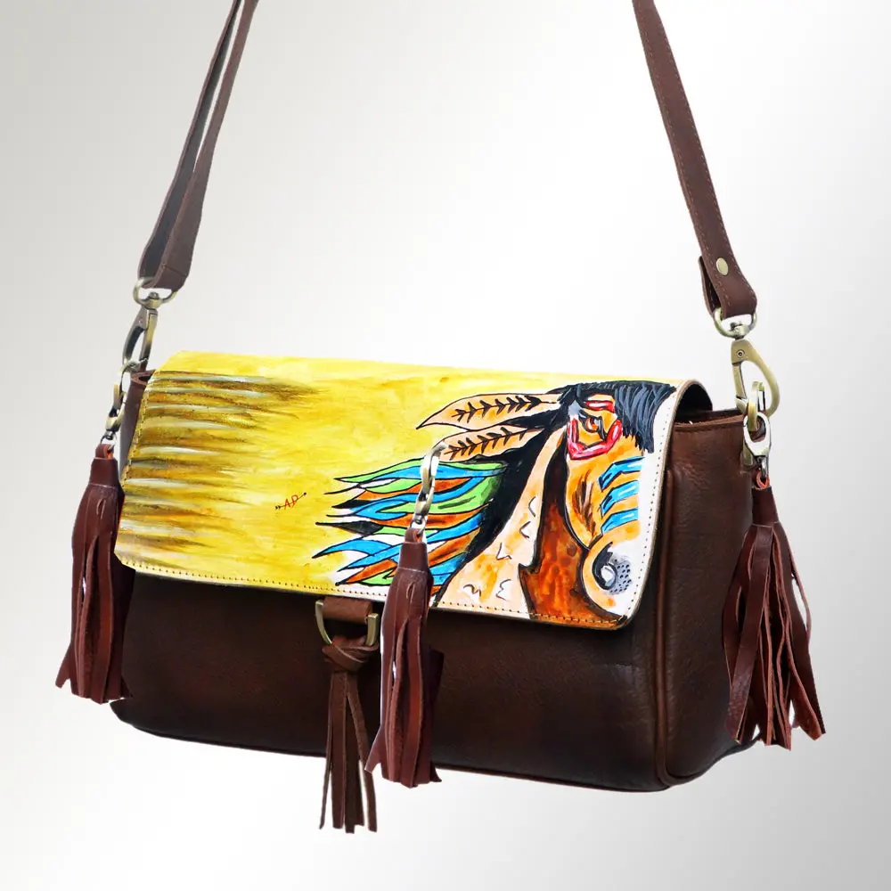 American Darling Cross Body Full Grain Genuine Leather Western Women Bag Handbag Purse | Crossbody For Cute 1