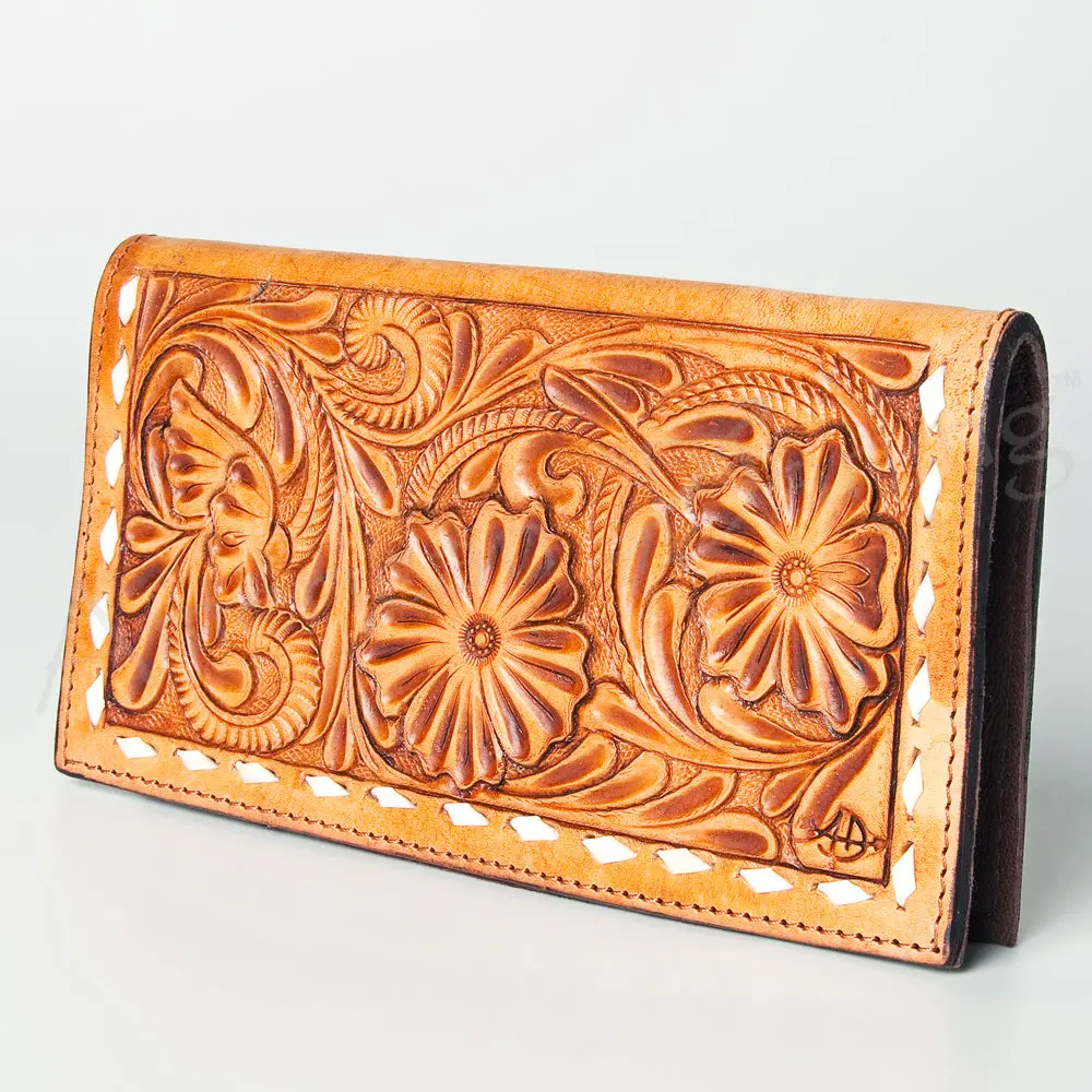 American Darling Wallet Hand Tooled Genuine Leather Western Women Bag | Handbag Purse Wristlet Travel Clutch 1