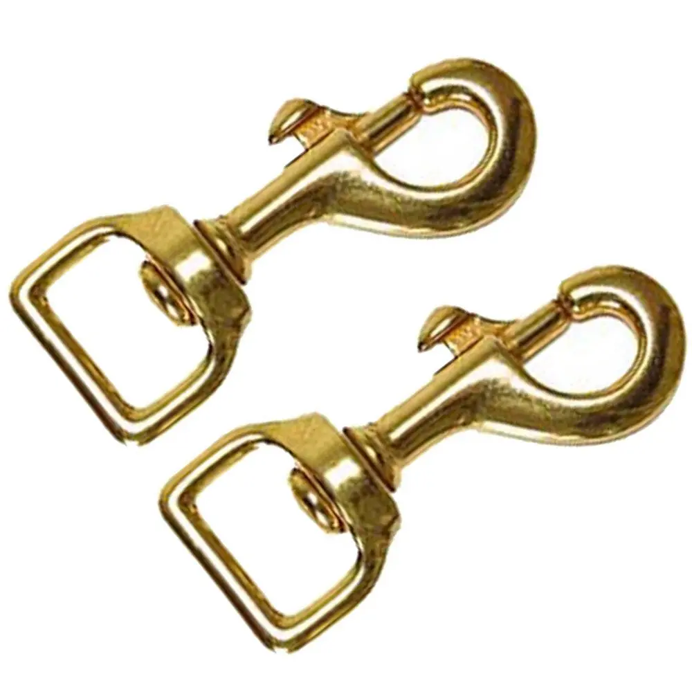 Hilason Swivel Eye Bolt Snap Clip Hooks Solid Brass 1