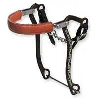 8 1/2" Professional Choice Bob Avila Mechanical Horse Bit Hackamore Floral 1
