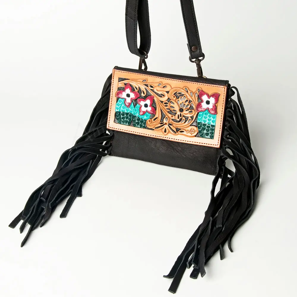 American Darling Wallet Hand Tooled Genuine Leather Western Women Bag | Handbag Purse Wristlet Travel Clutch 1