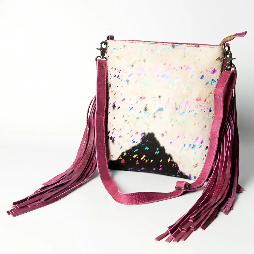 American Darling Cross Body Hair-On Genuine Leather Western Women Bag | Pink Handbag Purse Crossbody For Cute 1