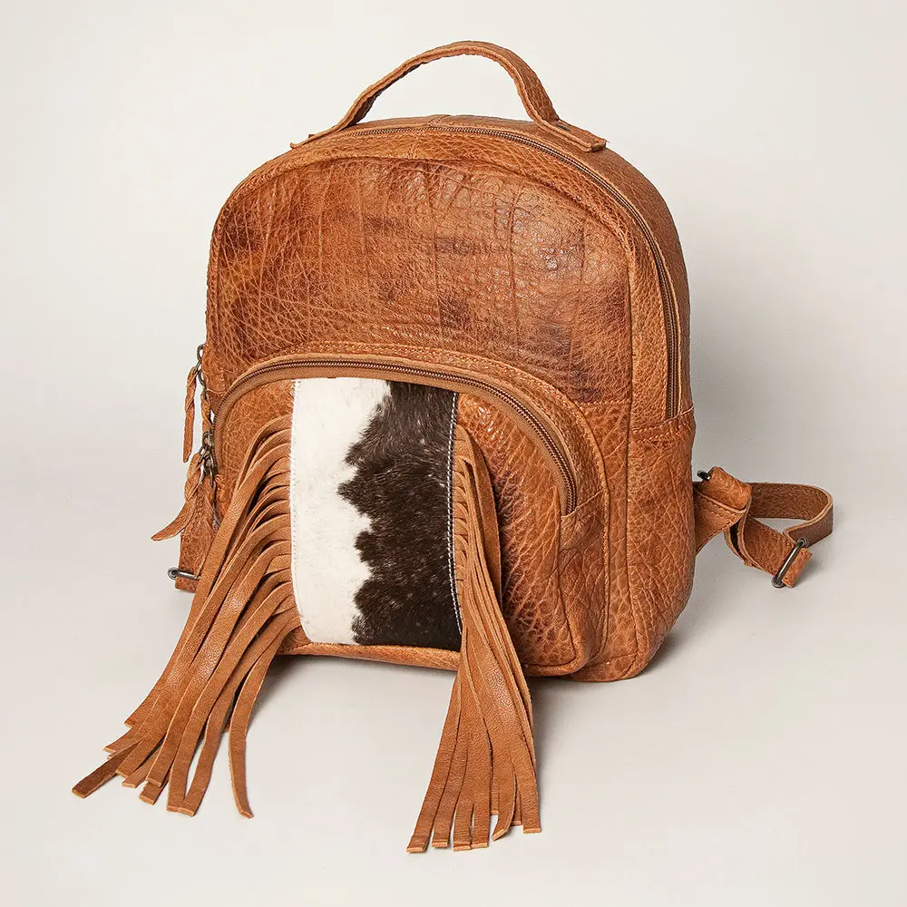 American Darling Backpack Hair On Genuine Leather Western Women Bag Handbag Purse | For Laptop School 1