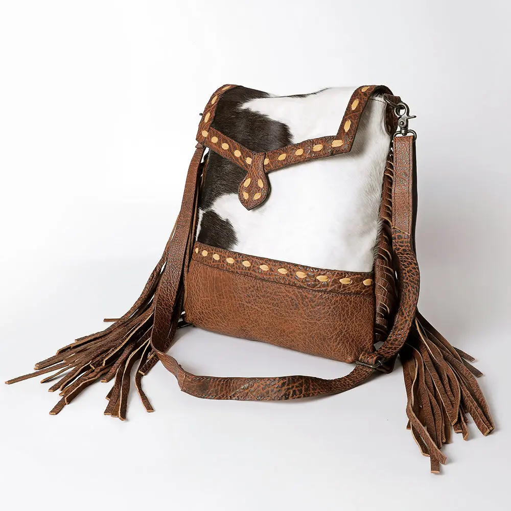 American Darling Messenger Hair On Genuine Leather Women Bag Western Handbag Purse 1