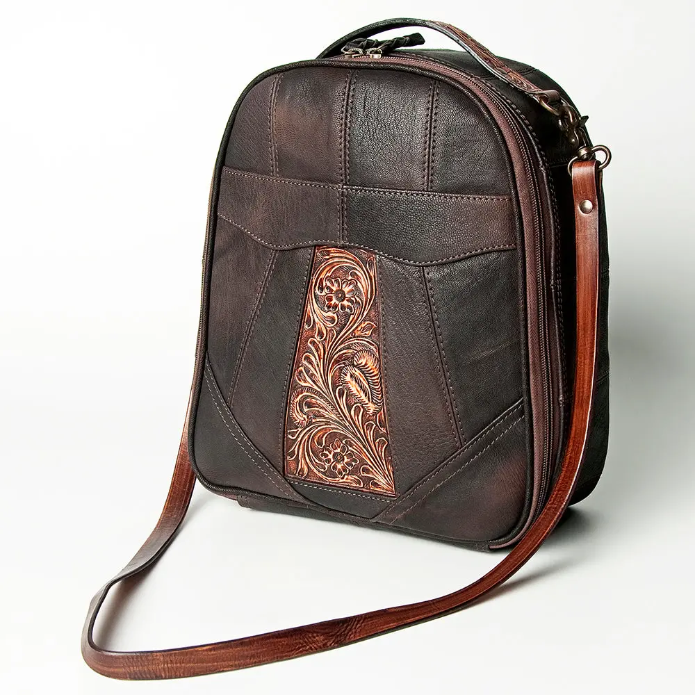 American Darling Backpack Hand Tooled Genuine Leather Western Women Bag Handbag Purse | For Laptop School 1