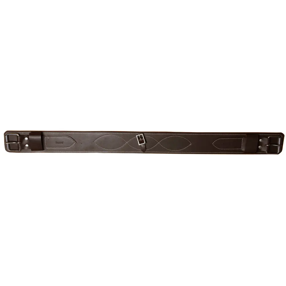 Hilason Leather Western Flank Cinch With Connector 2