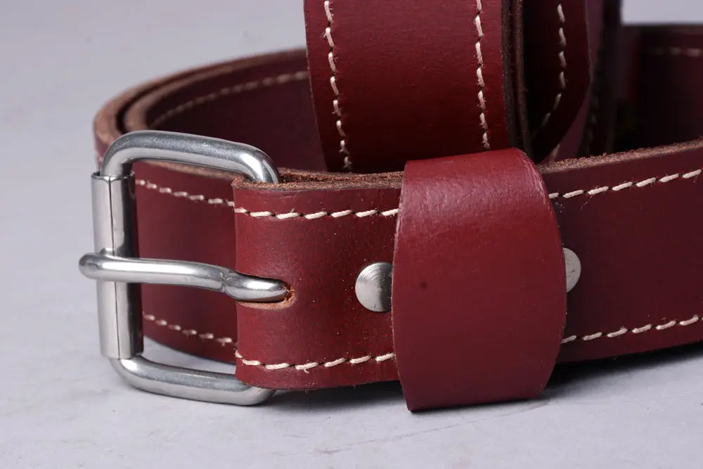Hilason Western Genuine Leather Belt For Men Women Cowboy Cowgirl Handmade Unisex Full Grain Heavy Duty Tooled Jeans 2