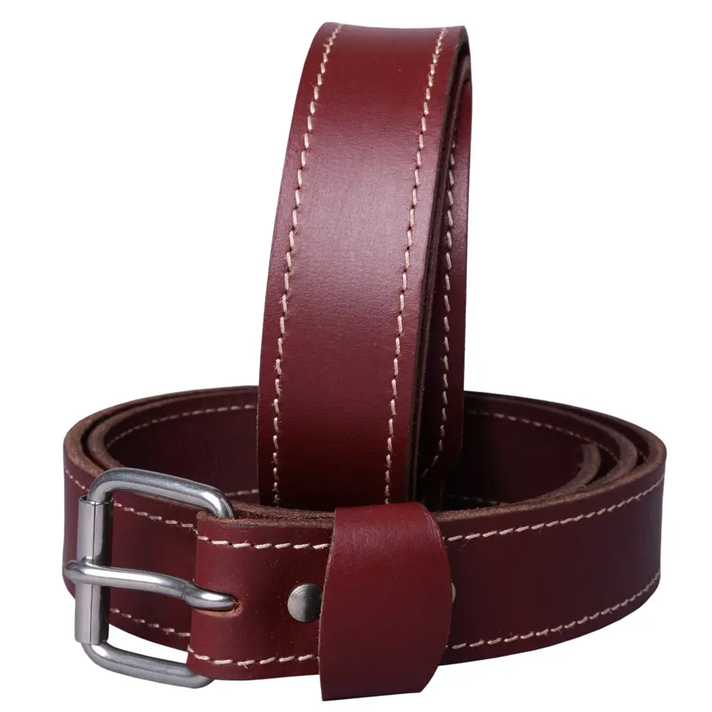 Hilason Western Genuine Leather Belt For Men Women Cowboy Cowgirl Handmade Unisex Full Grain Heavy Duty Tooled Jeans 1