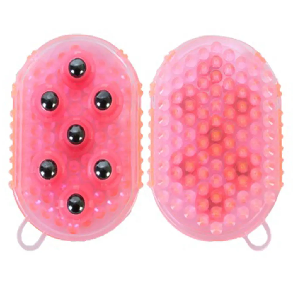 Hilason Rubber Jelly Magnetic Rollers Massage Pink 1