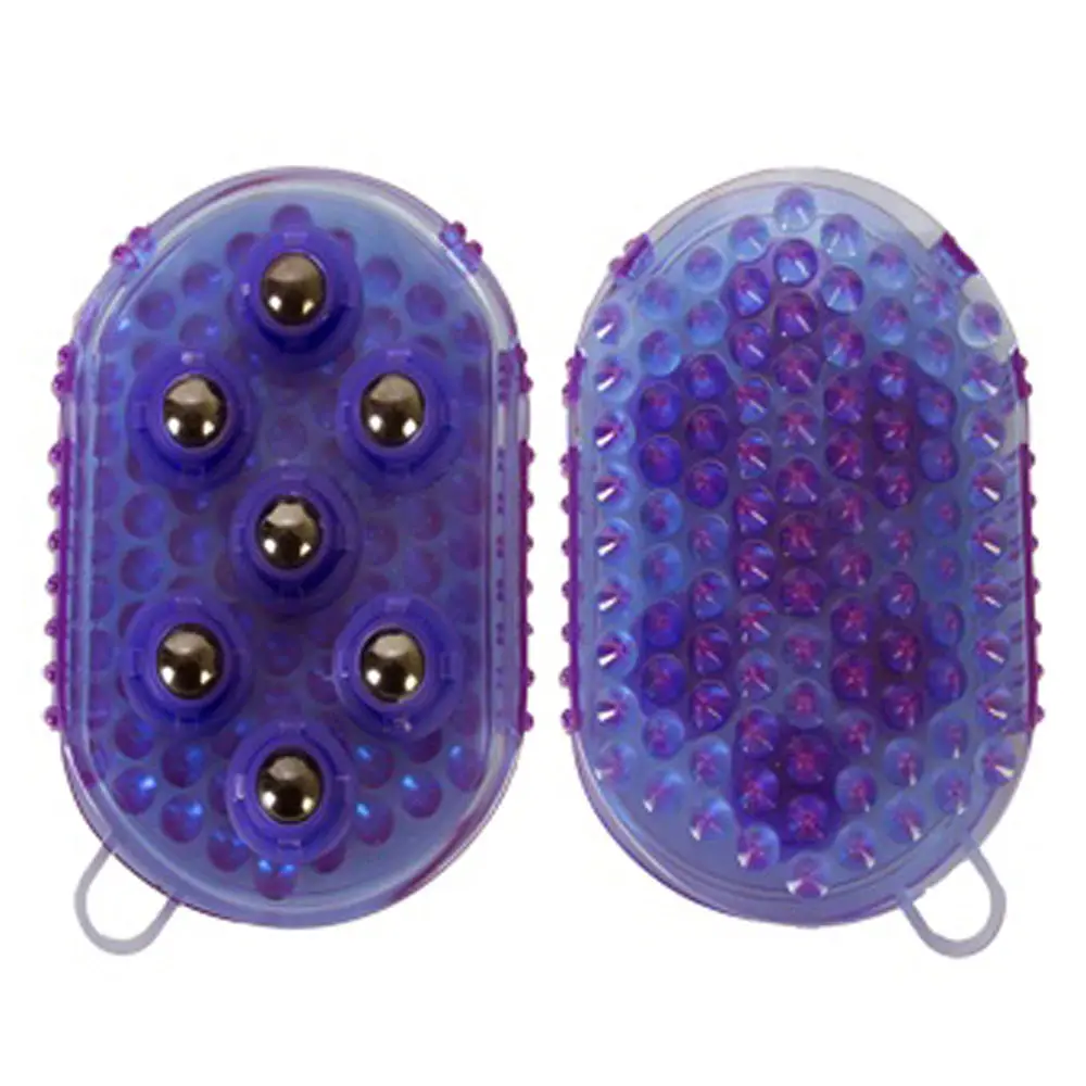 Hilason Rubber Jelly Magnetic Rollers Massage Purple 1