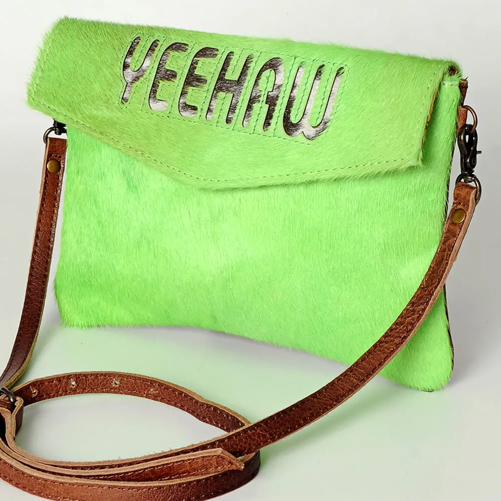 American Darling Envelope Hair-On Genuine Leather Western Women Bag Handbag Purse | For Cute 1