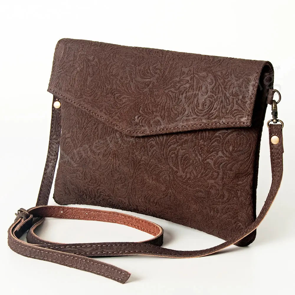 American Darling Envelope Embossed Full Grain Genuine Leather Western Women Bag Handbag Purse | For Cute 1