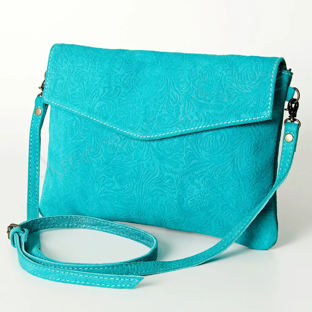 American Darling Envelope Embossed Full Grain Genuine Leather Western Women Bag Handbag Purse | For Cute 1
