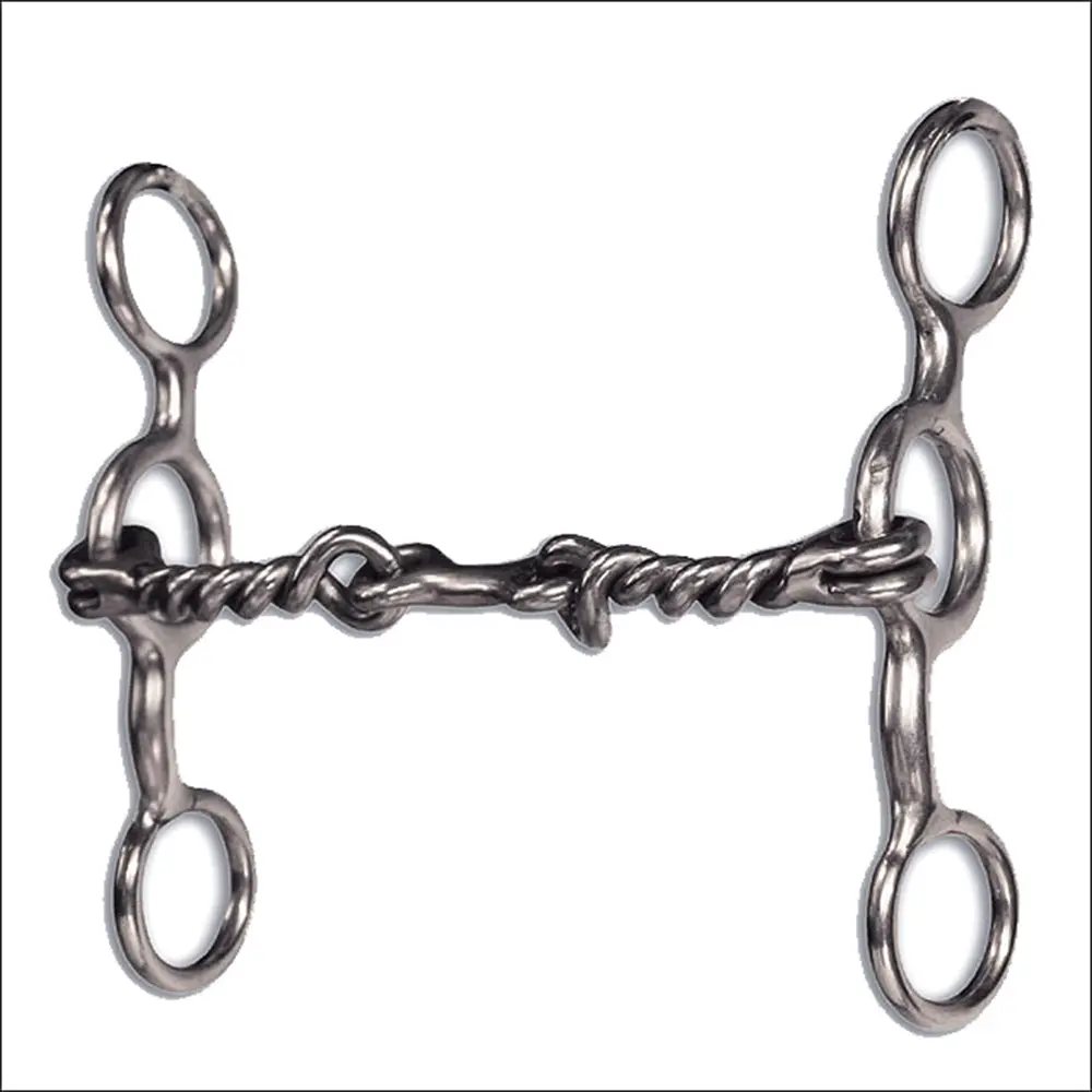 5 1/8" Professional's Choice Western Horse Dogbone Short Shank Bit Stainless Steel 1