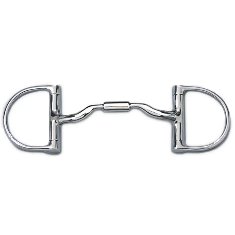 Myler Dee Without Hooks Low Port Comfort Snaffle Horse Bit Mb 04 1
