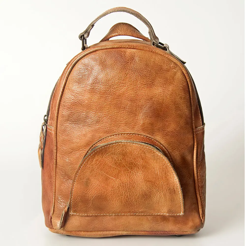 Never Mind Nmbg119a Backpack Vintage Handmade Genuine Cowhide Leather Women Bag Western Handbag Purse 2