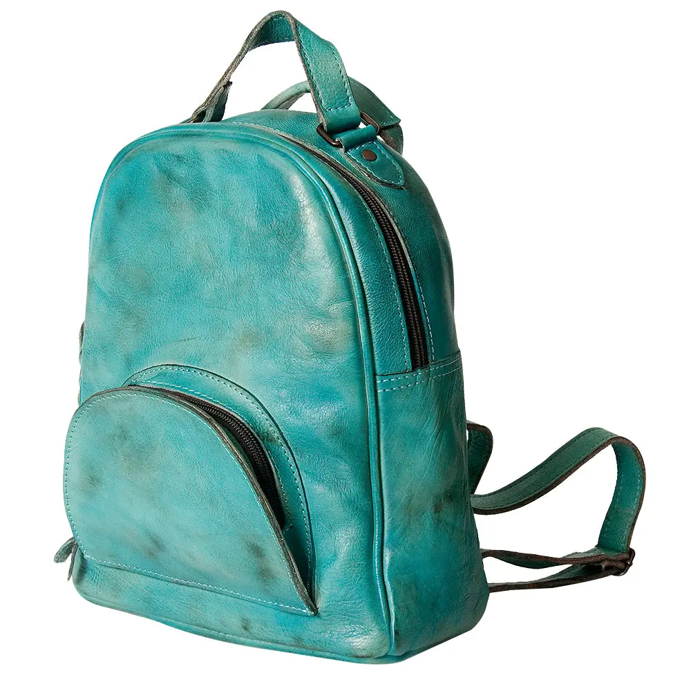 Never Mind Nmbg119b Backpack Vintage Handmade Genuine Cowhide Leather Women Bag Western Handbag Purse 1