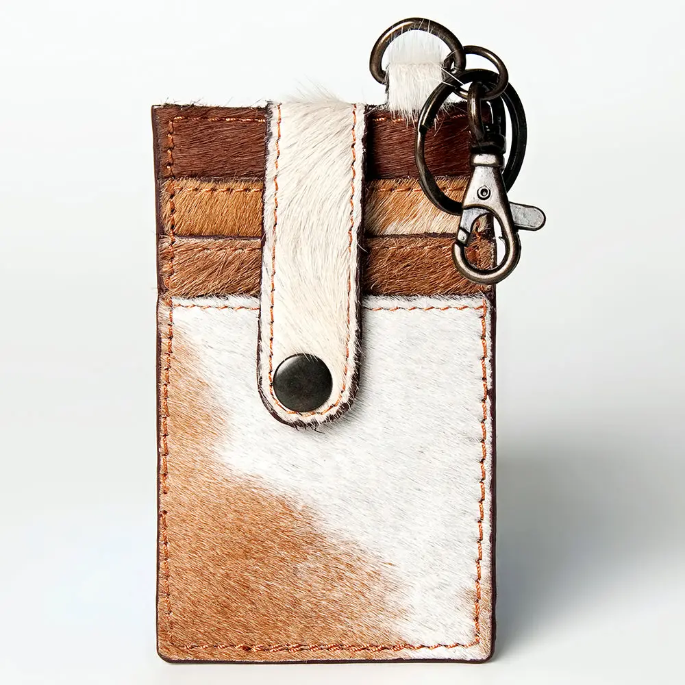 American Darling Card Holder Hair On Genuine Leather | Business Credit 1