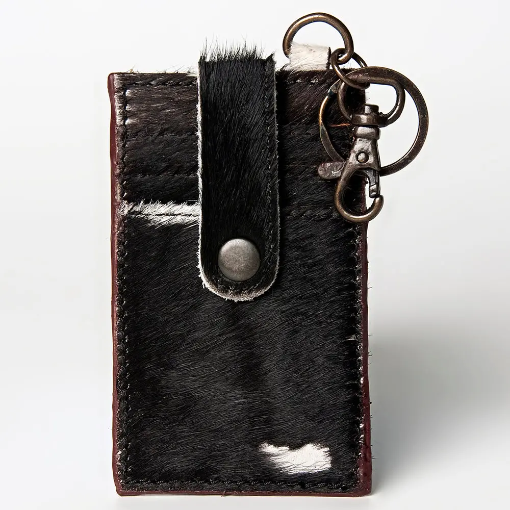 American Darling Card Holder Hair On Genuine Leather | Business Credit 1