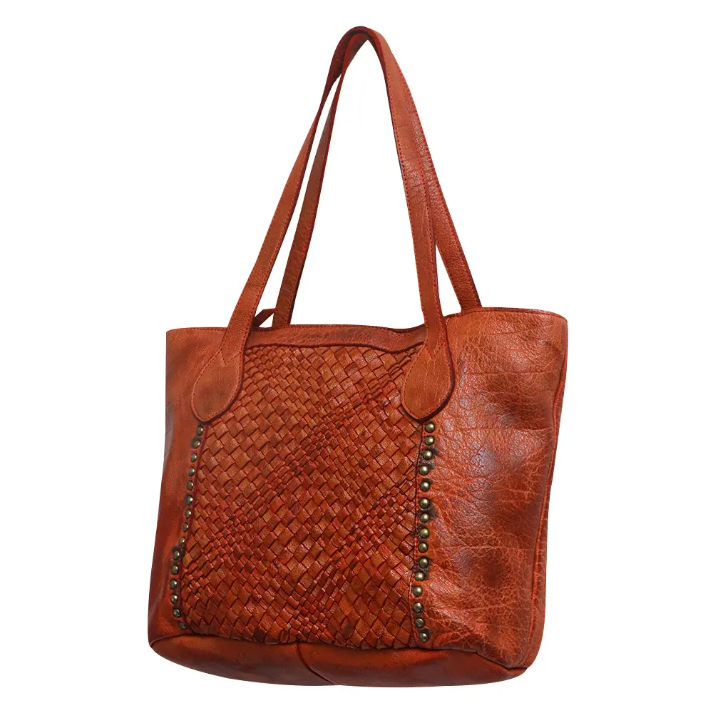 Never Mind Nmbgm103d Tote Vintage Handmade Genuine Cowhide Leather Women Bag Western Handbag Purse 1