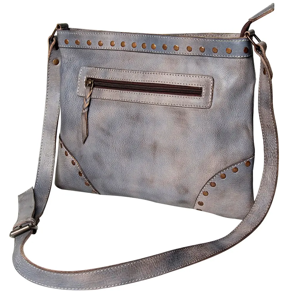 Never Mind Nmbg110a Cross Body I Vintage Handmade Genuine Cowhide Leather Women Bag Western Handbag Purse 1