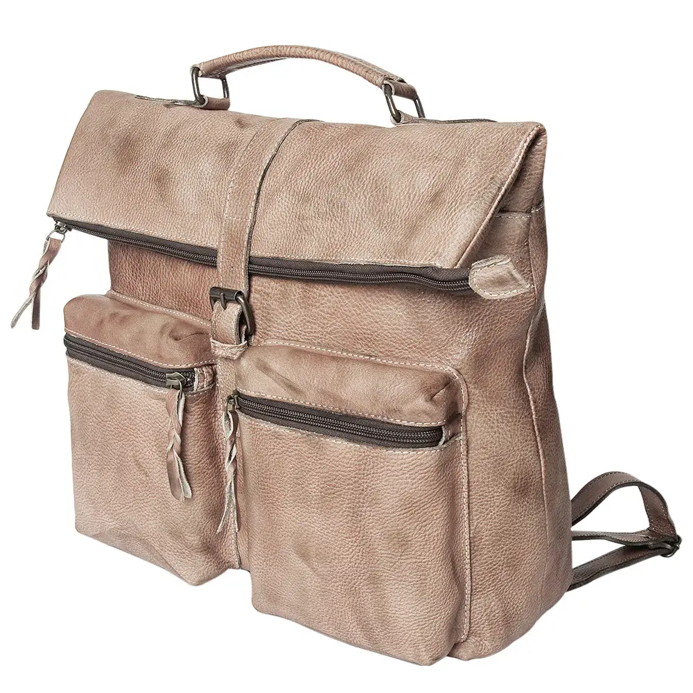 Never Mind Nmbg134b Backpack Vintage Handmade Genuine Cowhide Leather Women Bag Western Handbag Purse 1