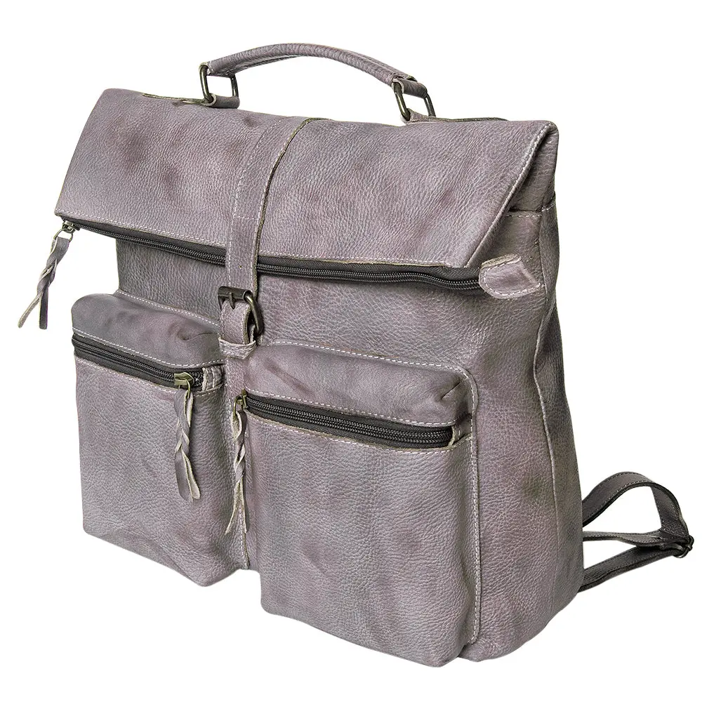 Never Mind Nmbg134e Backpack Vintage Handmade Genuine Cowhide Leather Women Bag Western Handbag Purse 1