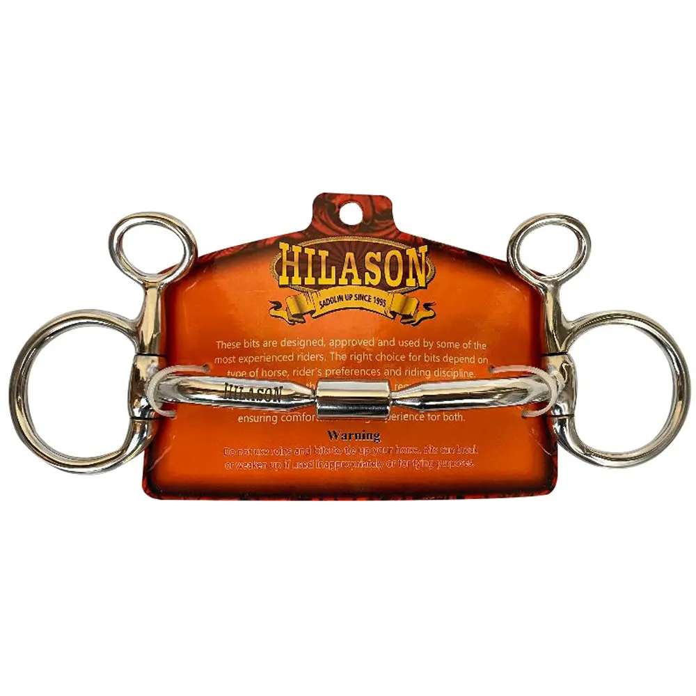 Bar H Equine 5 In Mouth Snaffle Bit Stainless Steel Western Horse Bits 1