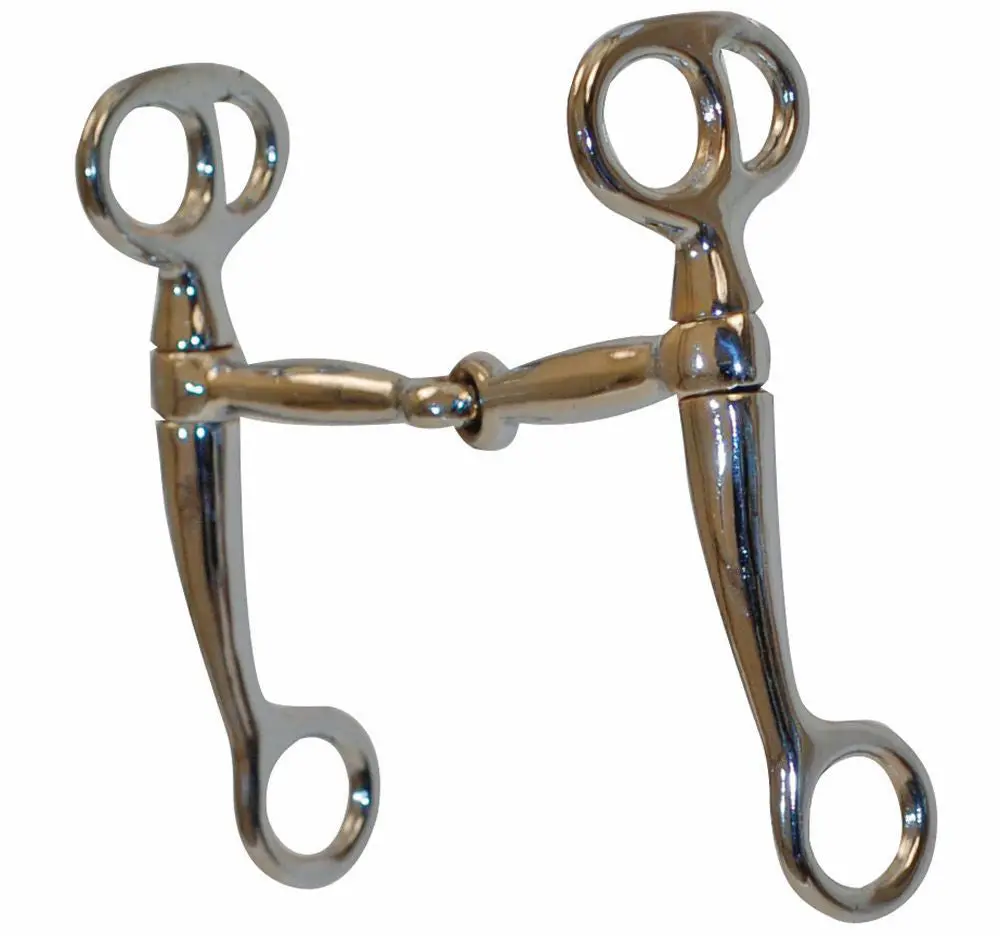 Bar H Equine Western Horse Tom Thumb Stainless Steel Bit 1