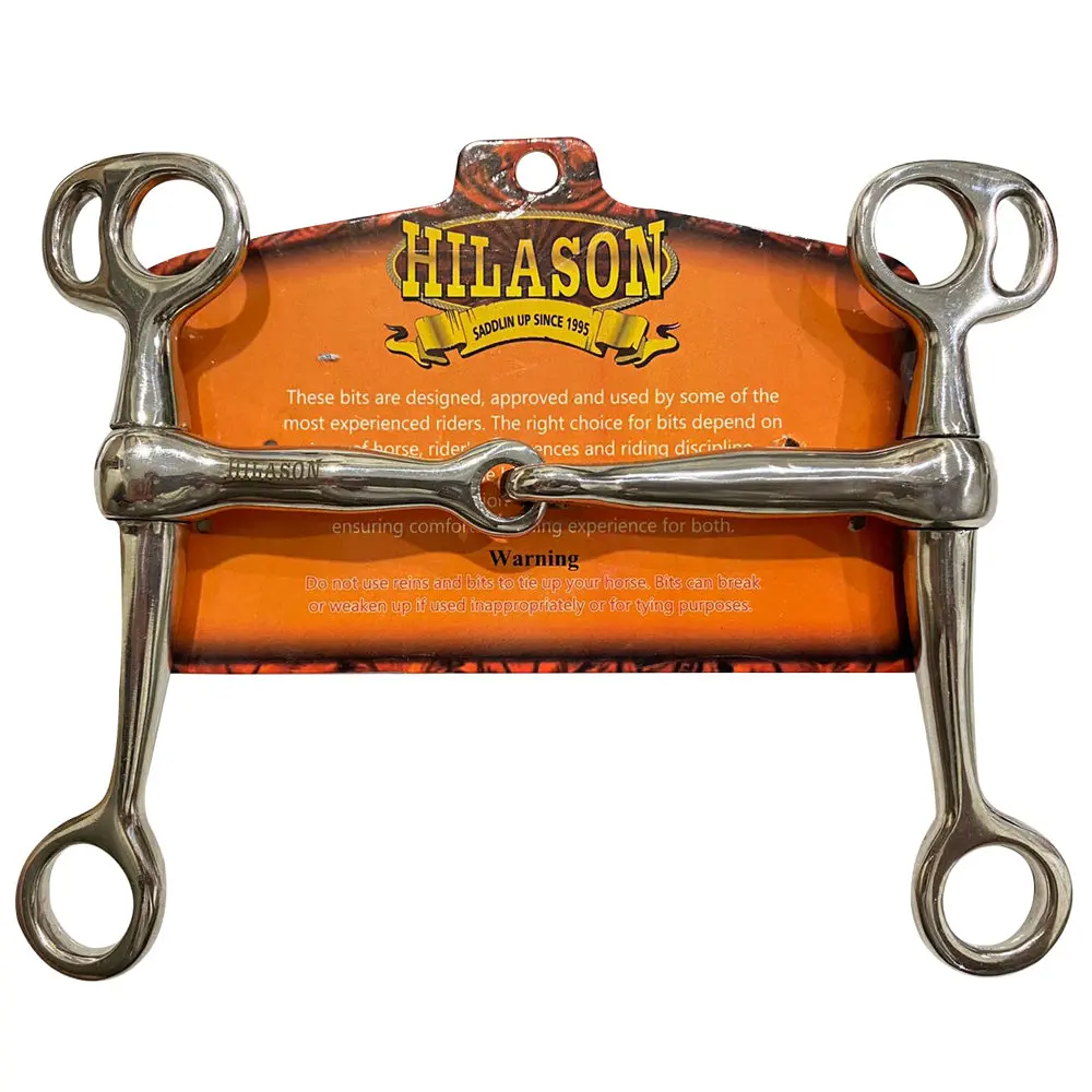Bar H Equine Tom Thumb Curb Bit With Stainless Steel | Horse Bits Western Training For Horses 1