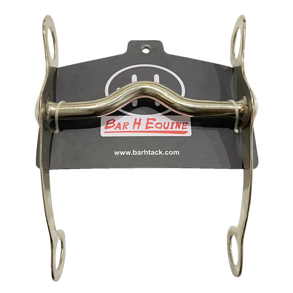 Bar H Equine Western Low Port Curb Bit With Sweet Iron Mouthpiece 5 In | Bits For Horses Horse Walking Chain 1