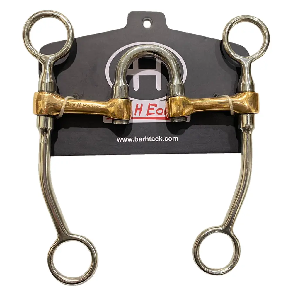 Bar H Equine Western Horse Copper Correction Bit With 5 In Mouth Bits Stainless Steel 1