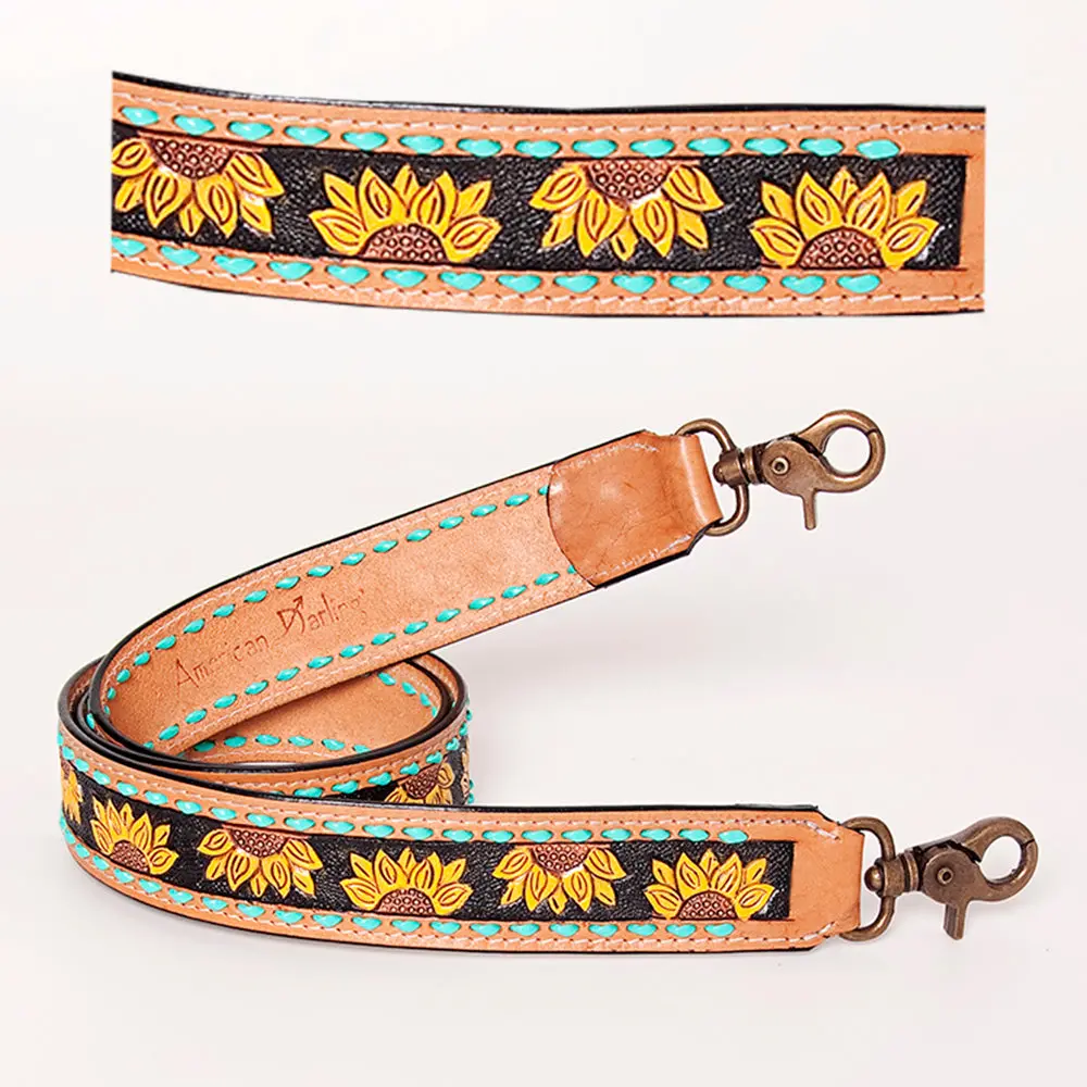 American Darling Hand Tooled Genuine Leather Crossbody Handle Strap For Bags Phone Keychain Wallet Purse Clutch Cellphone 1