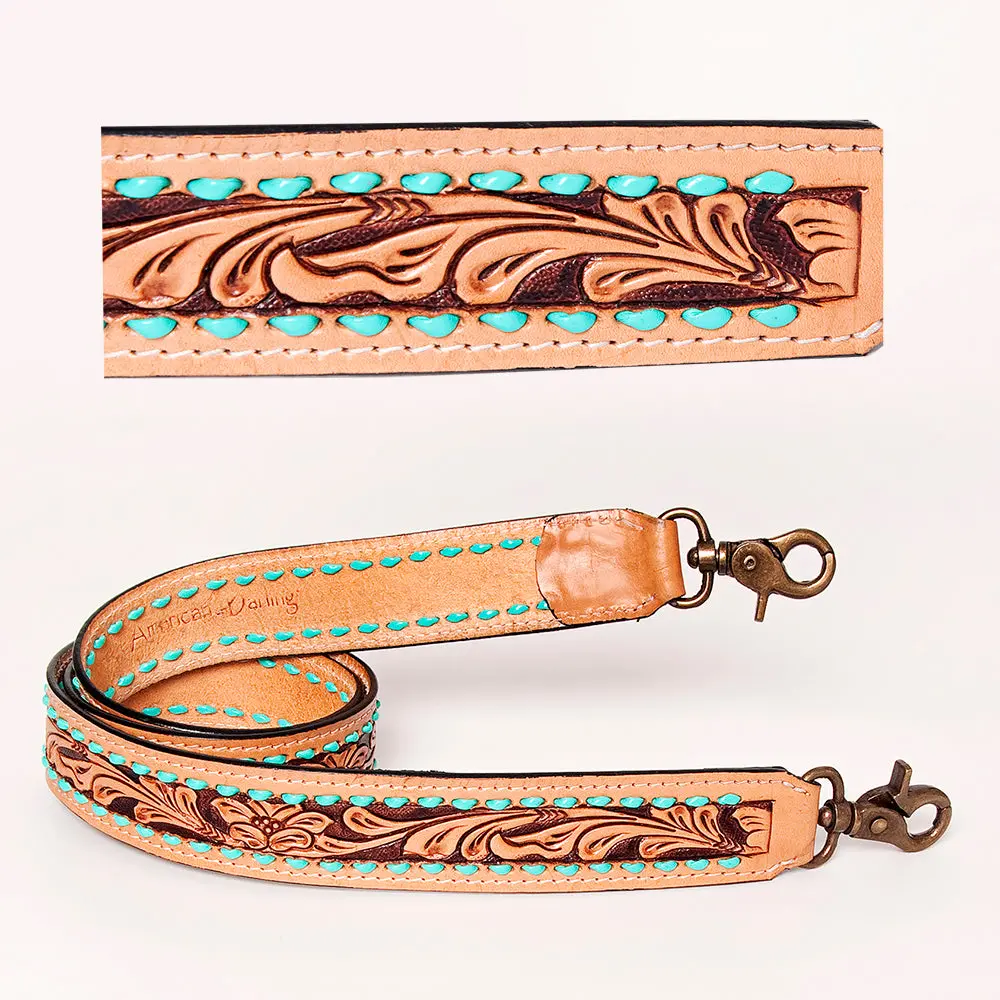 American Darling Hand Tooled Genuine Leather Crossbody Handle Strap For Bags Phone Keychain Wallet Purse Clutch Cellphone 1