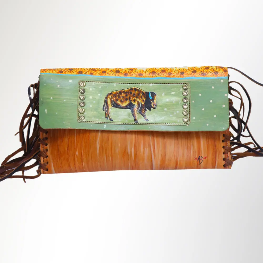 American Darling Wallet Full Grain Genuine Leather Western Women Bag | Handbag Purse Wristlet Travel Clutch 1