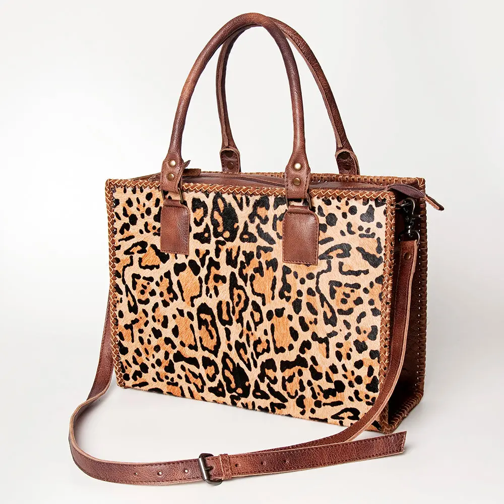 American Darling Briefcase Hair On Genuine Leather Western Women Bag | Handbag Weekend Travel Bags For 1