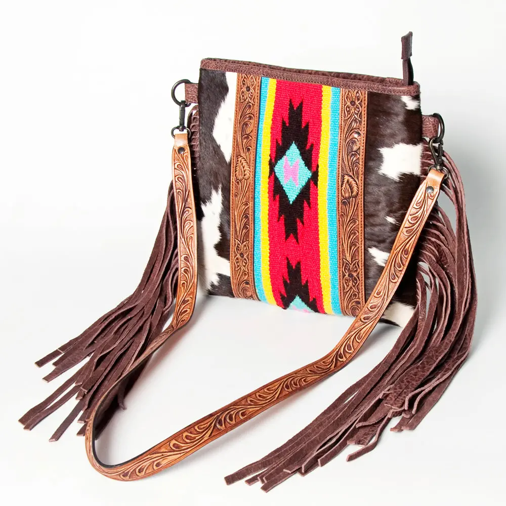 American Darling Crossbody Saddle Blanket Hand Tooled Genuine Leather Women Bag Western Handbag Purse 1
