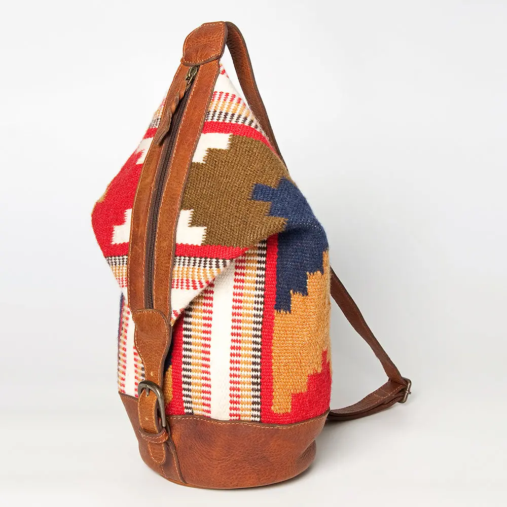 American Darling Backpack Saddle Blanket Genuine Leather Women Bag Western Handbag Purse 1