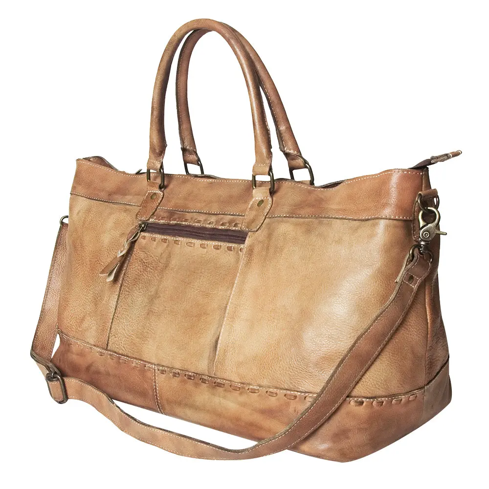 Never Mind Nmbg136b Duffel Vintage Handmade Genuine Cowhide Leather Women Bag Western Handbag Purse 1
