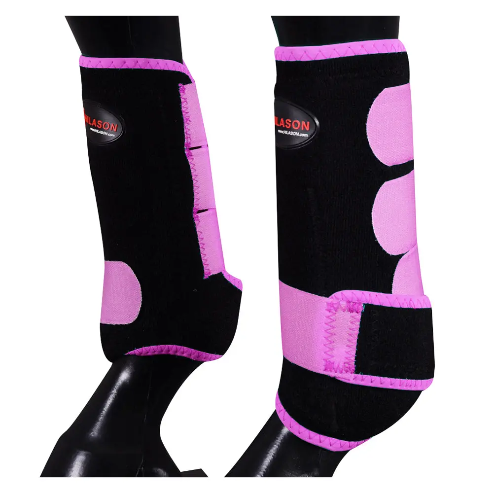 Hilason Horse Front Leg Neoprene Sport Boot Superior Protective & Shock Absorbing Comfortable Fit Breathable Design 41