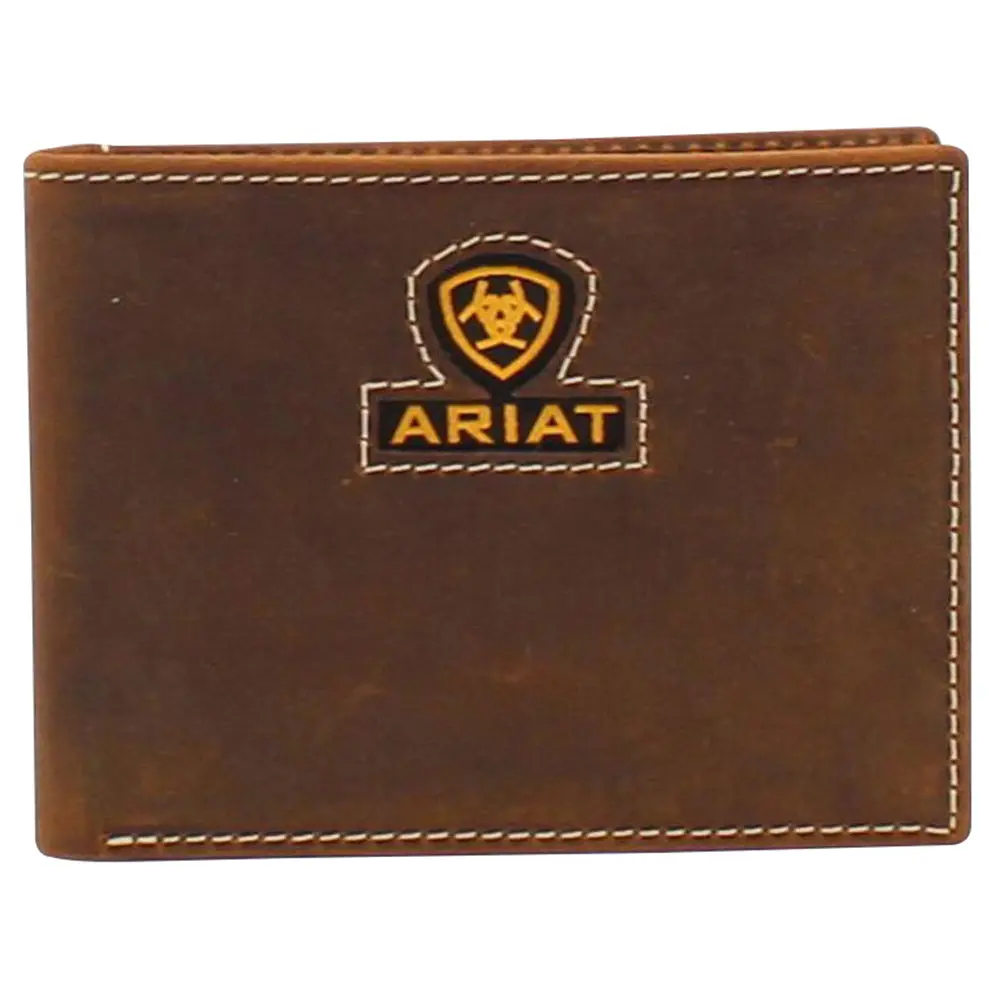 Ariat Men's Bifold Wallet Embroidered Logo 1