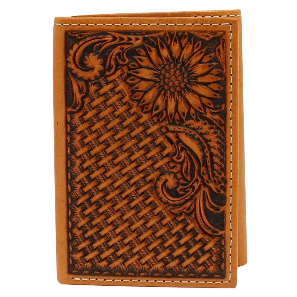 Nocona Men's Sunflower Trifold Western Wallet 1