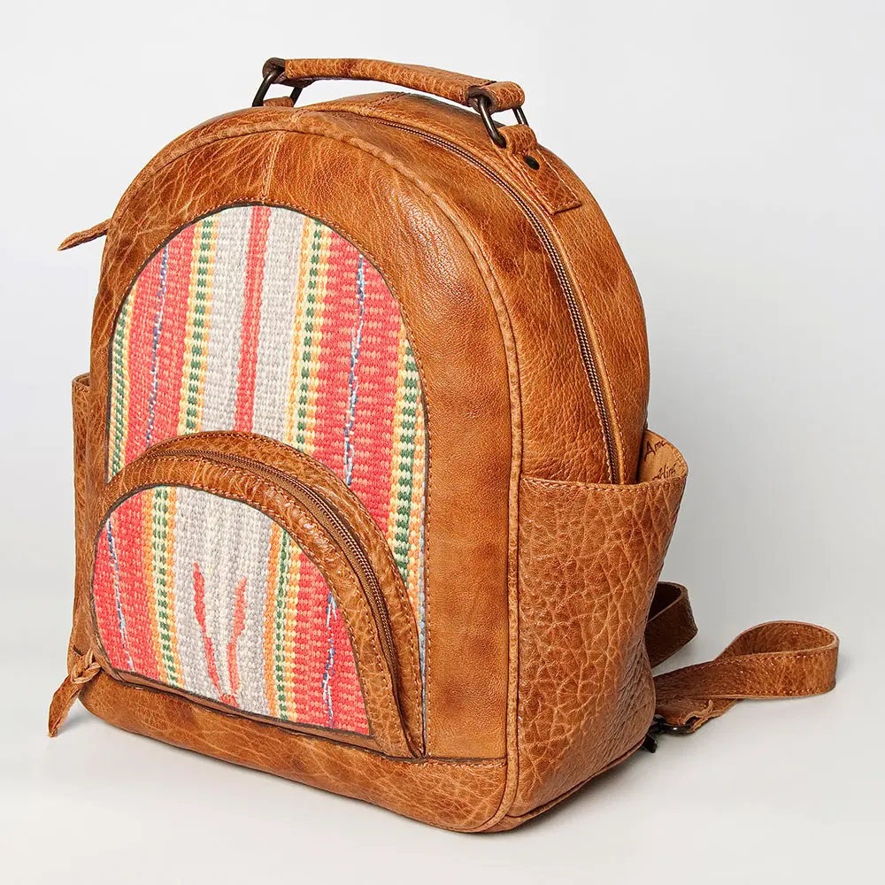 American Darling Backpack Saddle Blanket Genuine Leather Women Bag Western Handbag Purse 1